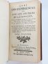 NOLLET : L'Art des Experiences, ou, Avis aux Amateurs de la Physique, sur le Choix, la Construction et l'usage des Instruments [...] - Erste Ausgabe - Edition-Originale.com