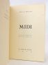 OBALDIA : Midi - Signed book, First edition - Edition-Originale.com