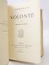 OHNET : Volonté - First edition - Edition-Originale.com