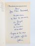 ORMESSON : Mon dernier rêve sera pour vous - Une biographie sentimentale de Chateaubriand - Libro autografato, Prima edizione - Edition-Originale.com
