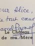 PAGNOL : Le Château de ma Mère - Autographe, Edition Originale - Edition-Originale.com