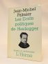 PALMIER : Les écrits politiques de Heidegger - Libro autografato, Prima edizione - Edition-Originale.com