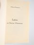 PANSAERS : Lettres au docteur Schuermans (1921-1922) - First edition - Edition-Originale.com