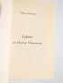 PANSAERS : Lettres au docteur Schuermans (1921-1922) - Erste Ausgabe - Edition-Originale.com