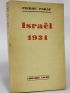 PARAF : Israël 1931 - Signed book, First edition - Edition-Originale.com