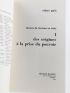 PARIS : Histoire du Fascisme en Italie. 1 - Des Origines à la Prise du Pouvoir - Erste Ausgabe - Edition-Originale.com