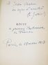 PASTERNAK : Récit - Signed book, First edition - Edition-Originale.com