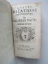 PATIN : Quatre relations historiques - Prima edizione - Edition-Originale.com