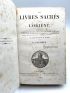 PAUTHIER : Les livres sacrés de l'orient, comprenant le Chou-King, les Sse-Chou, les lois de Manou, le Koran - First edition - Edition-Originale.com