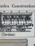 Grandes constructions : Wagon. Imagerie d'Épinal Pellerin n°161 - Prima edizione - Edition-Originale.com