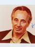 PERES : Portrait photographique signé de Shimon Peres - Signed book, First edition - Edition-Originale.com