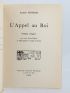 PESTOUR : L'appel au Roi - Poèmes civiques - Signiert, Erste Ausgabe - Edition-Originale.com