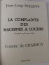 PHILIPPE : La complainte des machines à coudre - Libro autografato, Prima edizione - Edition-Originale.com