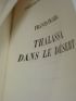 PICABIA : Thalassa dans le désert - Erste Ausgabe - Edition-Originale.com