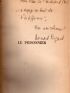 PINGAUD : Le prisonnier - Autographe, Edition Originale - Edition-Originale.com