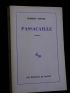 PINGET : Passacaille - Prima edizione - Edition-Originale.com