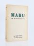 PINGET : Mahu ou le matériau - Erste Ausgabe - Edition-Originale.com