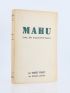 PINGET : Mahu ou le matériau - First edition - Edition-Originale.com