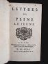 PLINE LE JEUNE : Lettres de Pline Le Jeune - Edition-Originale.com