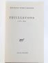 POIROT-DELPECH : Feuilletons 1972-1982 - Signiert, Erste Ausgabe - Edition-Originale.com