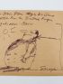 PONS : Enveloppe manuscrite envoyée à son ami Georges Raillard enrichie d'un dessin original en son verso - Signed book, First edition - Edition-Originale.com