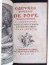 POPE : Oeuvres diverses de Pope - Edition Originale - Edition-Originale.com