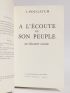 POUGATCH : A l'écoute de son peuple - Autographe, Edition Originale - Edition-Originale.com