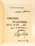 PREVERT : Choses et autres - Libro autografato, Prima edizione - Edition-Originale.com