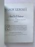 PREVOST D'EXILES (dit Abbé PREVOST) : Histoire du chevalier des Grieux et de Manon Lescaut - Edition-Originale.com
