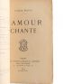 PRIVAS : L'Amour chante - Signiert, Erste Ausgabe - Edition-Originale.com