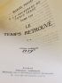 PROUST : Le Temps retrouvé, Tomes 1 & 2 - Erste Ausgabe - Edition-Originale.com