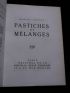 PROUST : Pastiches et mélanges - Erste Ausgabe - Edition-Originale.com