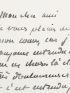 PUVIS DE CHAVANNES : Empathique lettre autographe signée adressée à un ami affecté par une pénible nouvelle - Signiert, Erste Ausgabe - Edition-Originale.com