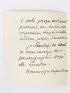 PUVIS DE CHAVANNES : Lettre autographe signée de Pierre Puvis de Chavannes - Signiert, Erste Ausgabe - Edition-Originale.com