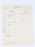 QUENEAU : Dossier des fiches du jury remplies par Raymond Queneau pour le Festival de Cannes de 1952 - Autographe, Edition Originale - Edition-Originale.com