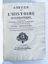 RACINE : Abrégé de l'histoire ecclesiastique, contenant les événements considérables de chaque siecle, avec des réflexions - Erste Ausgabe - Edition-Originale.com