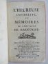 RAUCOURT : L'heureuse infidélité, ou mémoires du Chevalier de Raucourt - Edition Originale - Edition-Originale.com
