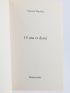 RAVALEC : 15 ans et demi - Signed book, First edition - Edition-Originale.com
