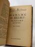 REBOUX : Madame se meurt - Signed book, First edition - Edition-Originale.com