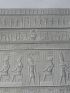DESCRIPTION DE L'EGYPTE.  Denderah (Tentyris). Détail de la face latérale de l'est dans le portique du grand temple. (ANTIQUITES, volume IV, planche 17) - Erste Ausgabe - Edition-Originale.com