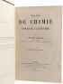 RENARD : Traité de chimie appliquée à l'industrie - Prima edizione - Edition-Originale.com