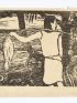 Retour de pêche aux thons et bonites. Noa Noa. Epreuve unique du bois dessiné et gravé d'après Paul Gauguin par George-Daniel de Monfreid - First edition - Edition-Originale.com