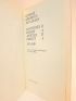 RIBEMONT-DESSAIGNES : Dada. Manifestes, poèmes, articles, projets (1915-1930). - Nouvelles, articles, théâtre, chroniques littéraires (1919-1929) - First edition - Edition-Originale.com