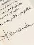 RICARDOU : Lettre autographe signée à Georges Raillard : 