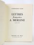 RILKE : Lettres françaises à Merline 1919-1922 - Prima edizione - Edition-Originale.com