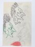 RIM : Esquisses originales, sur papier calque, au stylo bille et crayons noirs représentant quatre portraits de Jean Cocteau - Autographe, Edition Originale - Edition-Originale.com