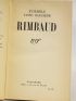 RIMBAUD : Rimbaud - Signiert, Erste Ausgabe - Edition-Originale.com