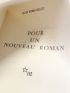 ROBBE-GRILLET : Pour un nouveau roman - First edition - Edition-Originale.com