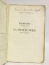 ROEDERER : Mémoire pour servir à l'histoire de la société polie en France - Libro autografato, Prima edizione - Edition-Originale.com