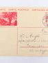 ROLLAND : Carte postale autographe datée et signée adressée à madame Fargeton chef de fabrication chez Albin Michel à propos des épreuves corrigées de 